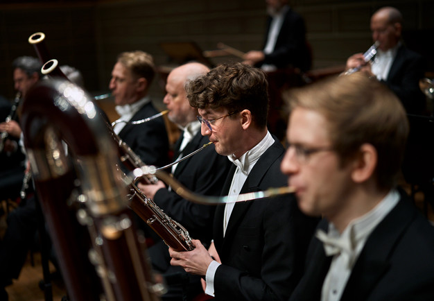 Musiker som spelar. Fotografi.